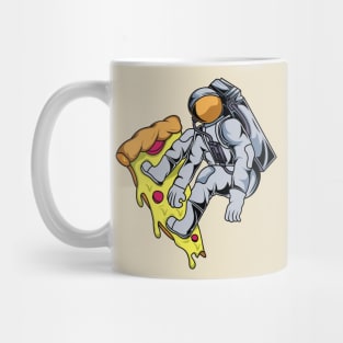 astronaut pizza surfer Mug